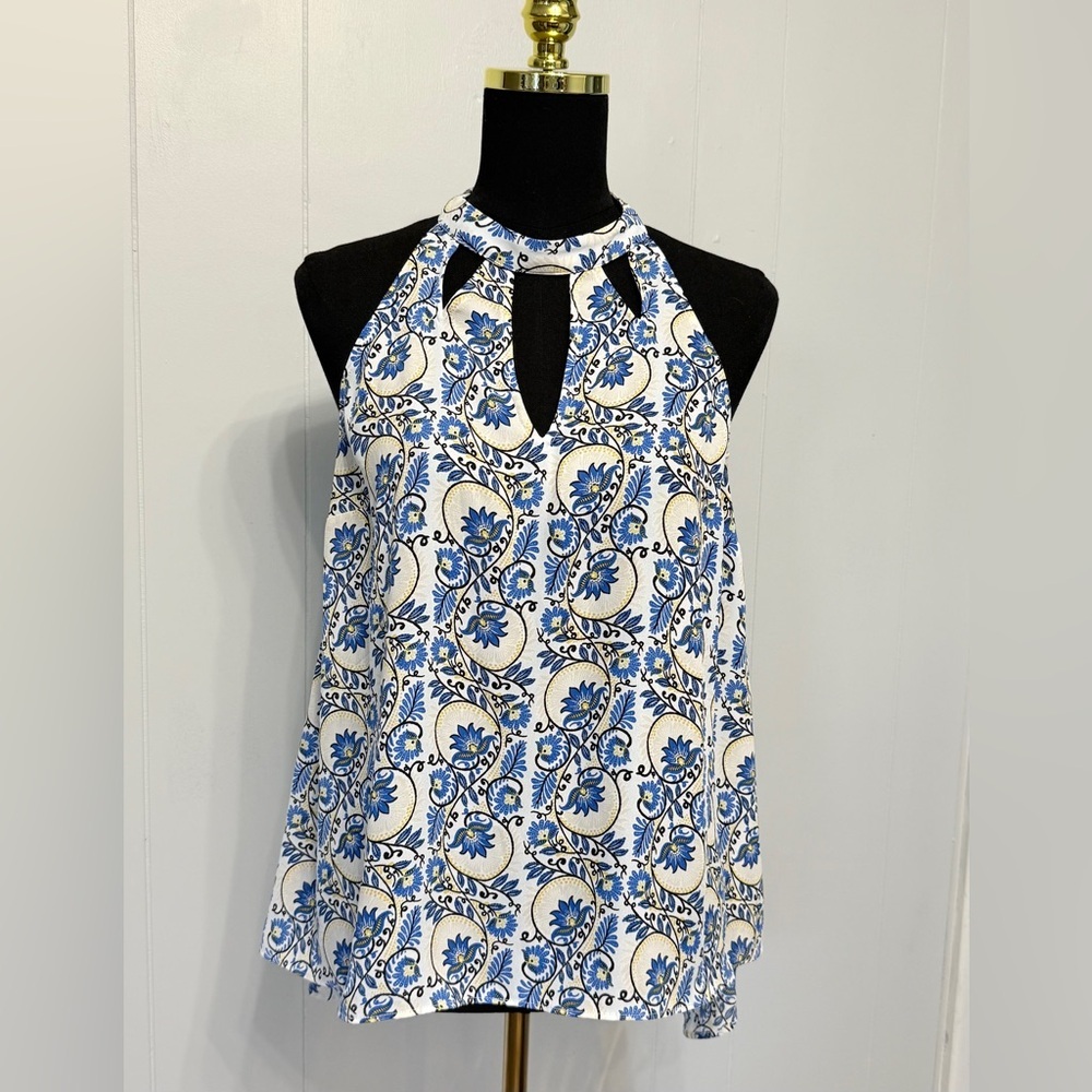 Kaari Blue Floral Patterned Dress